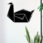 Vignette Origami Cygne