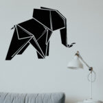 Vignette Origami Éléphant