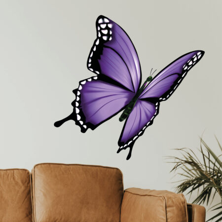 Vignette Papillon Violet