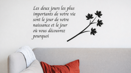 stickers phrase inspirante