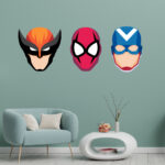 stickers masques de cinéma