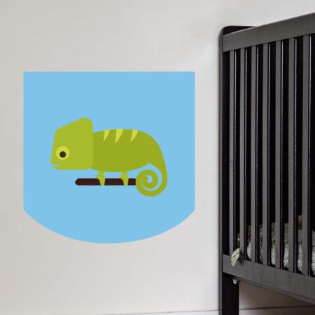 vignette écusson camaléon