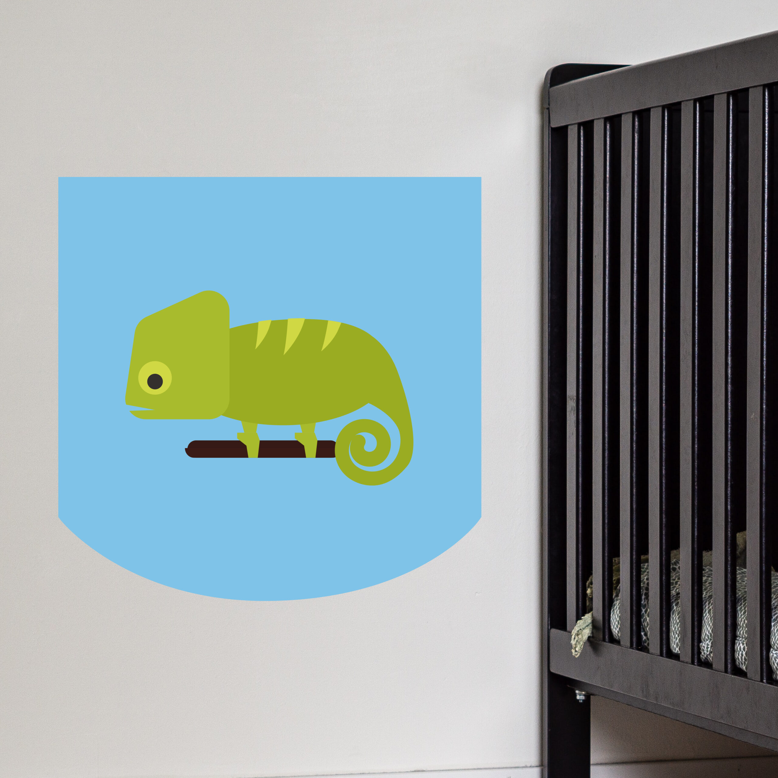 vignette écusson camaléon vignette écusson camaléon