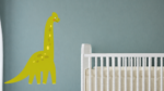 stickers dinosaure vert