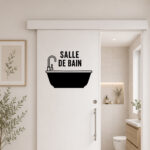 Sticker Baignoire Salle de Bain