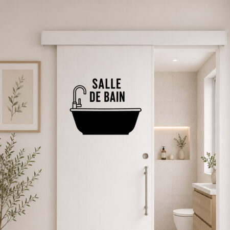 Sticker Baignoire Salle de Bain