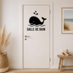 Sticker Baleine et Vagues