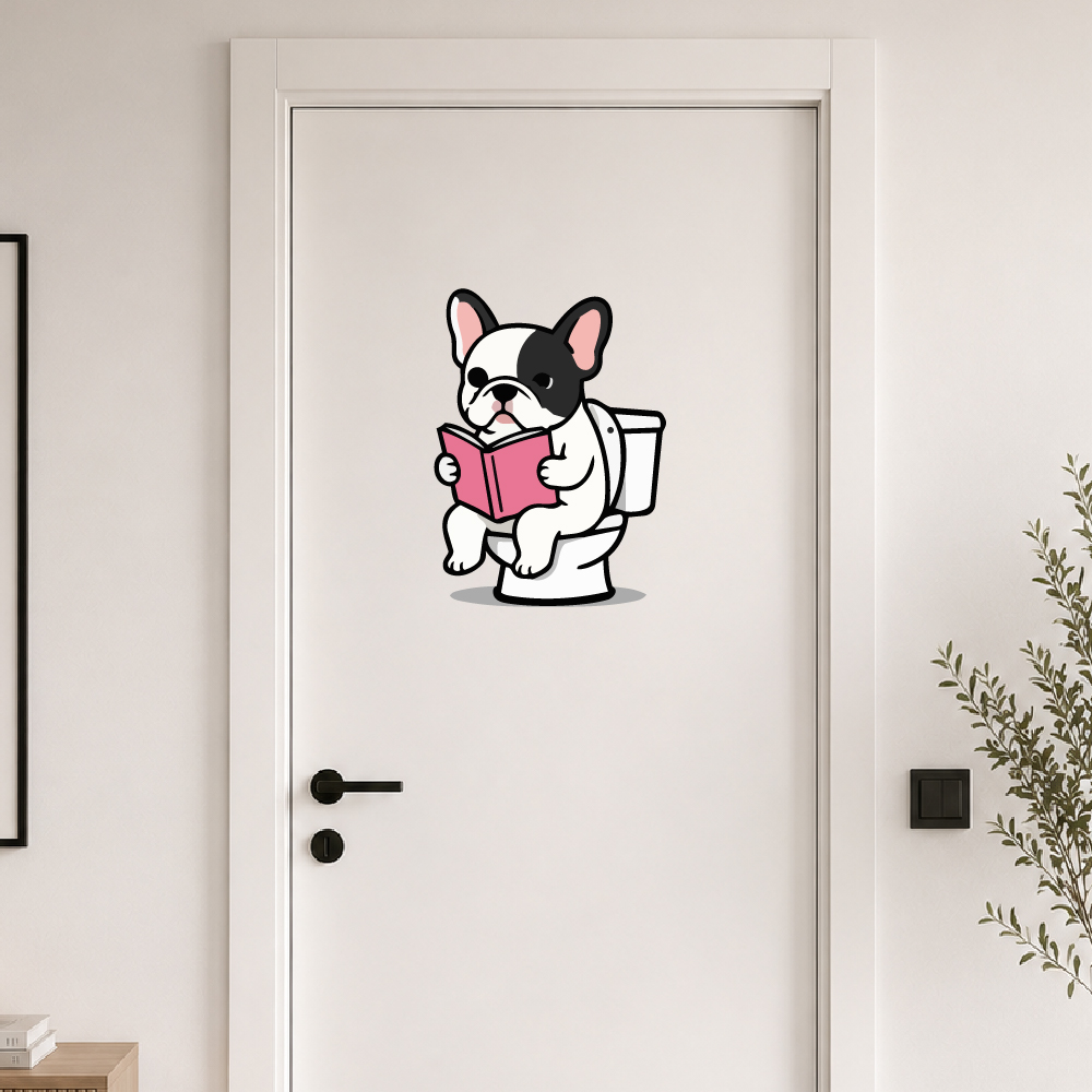 Sticker Bouledogue Cartoon2 Sticker Bouledogue Cartoon2