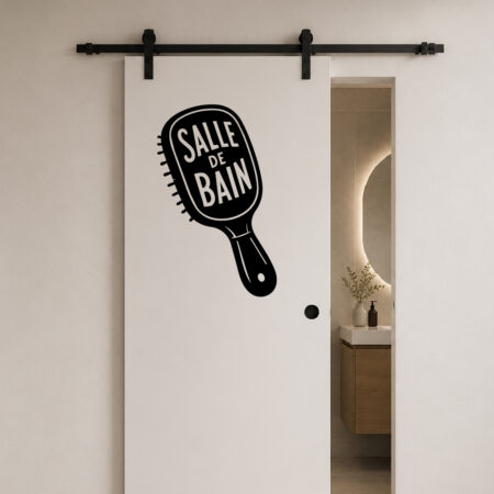 Sticker Brosse à Cheveux