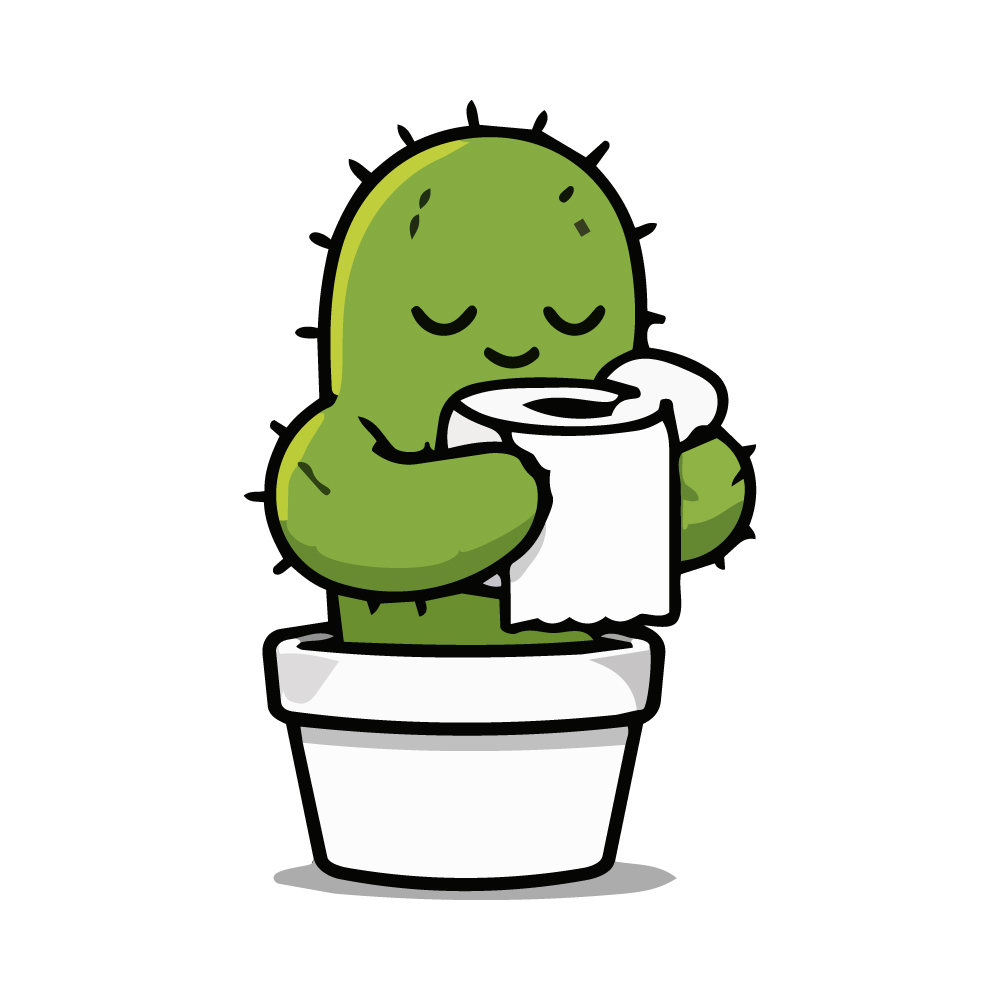 Sticker Cactus Humoristique Sticker Cactus Humoristique