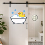 Sticker Canard de Bain Kawaii2