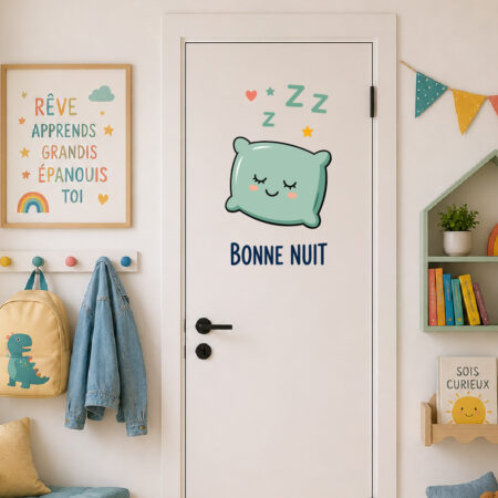 Sticker Coussin Bonne Nuit