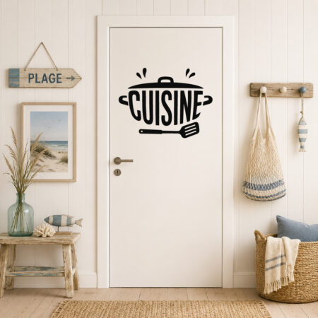 Sticker Cuisine Poêle et Spatule