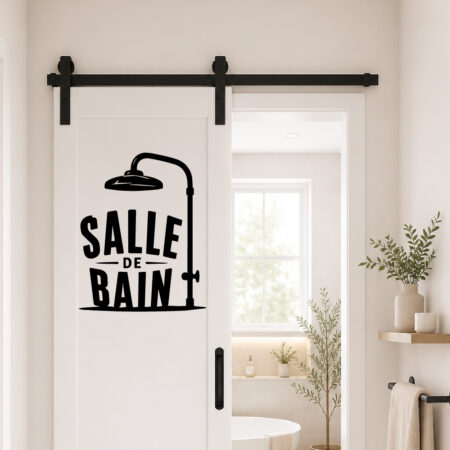 Sticker Douche Style Industriel