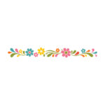 Sticker Frise Fleurie