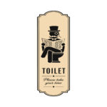 Sticker Gentleman Vintage Humoristique2