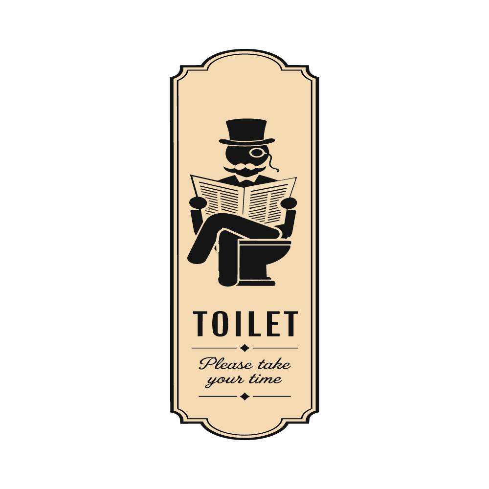 Sticker Gentleman Vintage Humoristique Sticker Gentleman Vintage Humoristique