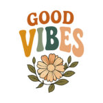 Sticker Good Vibes Vintage
