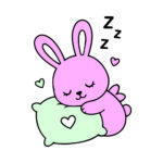 Sticker Lapin Kawaii