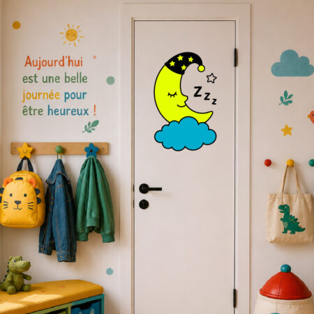 Sticker Lune sur un Nuage2