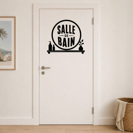 Sticker Miroir Salle de Bain