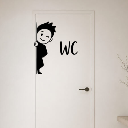 Sticker Petit Garçon Curieux
