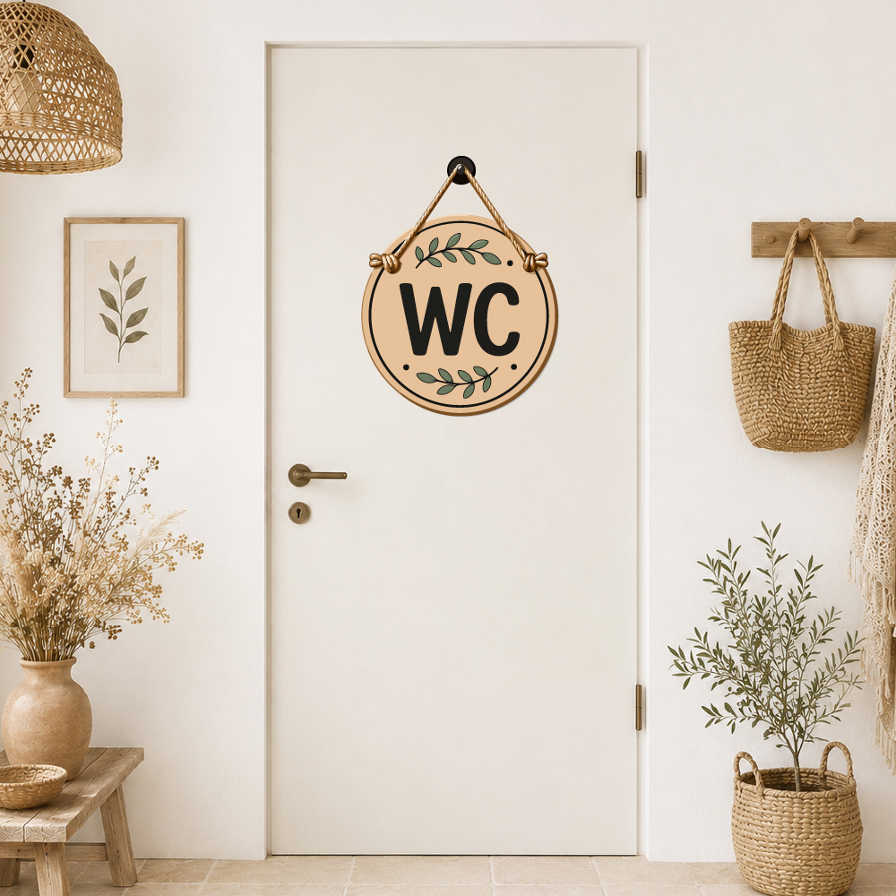 Sticker Plaque WC Bois2 Sticker Plaque WC Bois2