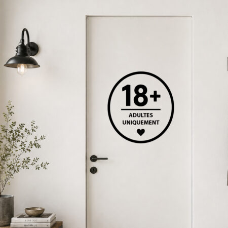 Sticker Plus de 18 ans