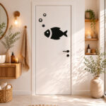 Sticker Poisson avec Bulles