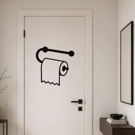 Sticker Rouleau Papier Toilette