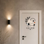 Sticker Salon Abstrait Minimaliste2