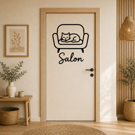 Sticker Salon Chat Cocooning