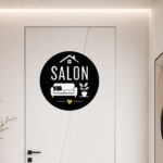 Sticker Salon Confort et Élégance2