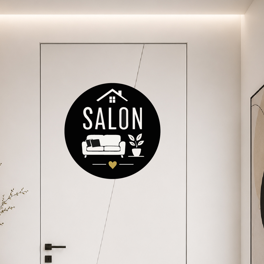 Sticker Salon Confort et Élégance2 Sticker Salon Confort et Élégance2