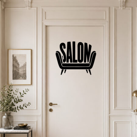 Sticker Salon Fauteuil Rétro