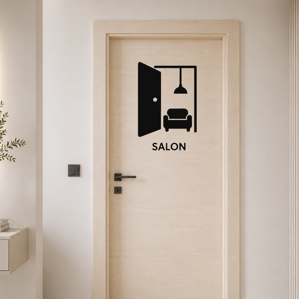 Sticker Salon Fauteuil et Suspension Sticker Salon Fauteuil et Suspension