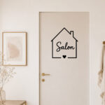 Sticker Salon Illustration Maison