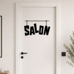 Sticker Salon Lettres Suspendues