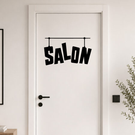 Sticker Salon Lettres Suspendues