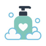 Sticker Savon avec Cœur