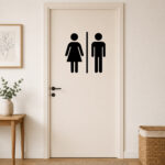 Sticker Signalétique Sanitaires