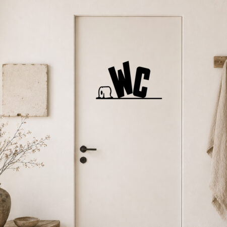Sticker Signalétique WC
