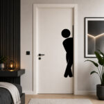 Sticker Silhouette Curieuse