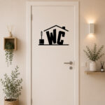 Sticker WC Maison