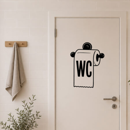 Sticker WC Papier Toilette