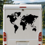 Sticker Carte du Monde