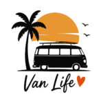 Sticker van Life Coucher de Soleil