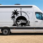Sticker Van Life Vintage