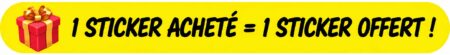 Offre spéciale stickers avec cadeau